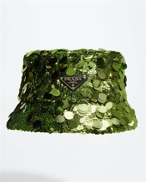 Prada Sequin Bucket Hat 